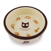 Tada cats rice yellow round cartoon ceramic cat bowl