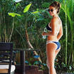 Womens Swimwear Bandage Padded Bra Swimsuit Push-up Bikini Set Bathing Beachwear
