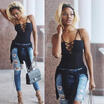 Summer Vest Top Sleeveless Women Blouse Casual Tank Tops T Shirt Size S-XLSexy