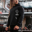 Men Fleece Plain Hoodie Sweatshirt Hooded Pull Over Casual Gym Adult Top Hot UK