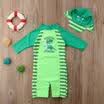 Fashion Kid Protective Swimwear Rash Swimsuit Boy 1-7Y SwimmingHat Costume Set