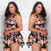 Women One-Piece Swimsuit Swimwear Plus Size Padded Monokini Bikini Bathing Beach