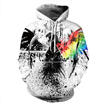 Couples Men Women 3D Warm Print Hoodies Sweatshirt Jacket Pullover Tops yyUK