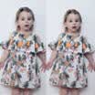 New Baby Girls Summer Dress Toddler Kids Strapless Casual Summer Dresse Clothes