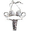 Sexy Women Swimsuit Push Up Leopard Bikini Swimwear Bathing One Piece Monokini