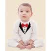 New Baby Kid Boy Cotton Gentleman Jumpsuit Romper Bodysuit Clothes Outfit 4Sizes