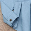 Princess Kids Child Girl Shirt Button-Front Blouse Long Sleeve Denim S-3XL Top