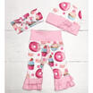 AU Stock Newborn Baby Girls Tops Romper Floral Ruffle Pants Outfits Clothes 0-3Y