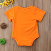 Newborn Baby Boy Girl Romper Bodysuit Halloween Pumpkin Clothes Outfit Costume