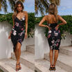 Women Summer Sleeveless Floral Evening Party Cocktail Beach Short Mini Dress US