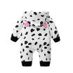 Newborn Baby Infant Boy Girl Romper Hooded Jumpsuit Bodysuit Outfits Clothes New