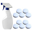Multifunctional Effervescent Spray Cleaner with Sprayer Bottle Stain Remover Kitchen Bathroom Home Cleaning Tool White