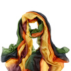 Jingdong Supermarket Meng Si Ke MSEK Women&39s scarves silk silk gradually changing color series foreign spinning scarves scarves shawls WSJ141689 158 powder