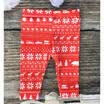 Cotton Newborn Baby Girl Christmas Clothes Romper Tops Pants Hat Outfit Set 3pcs