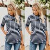 Women Hoodie Sweatshirt Crop Top Jumper Sweater Coat Sports Pullover Tops Shirts