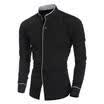 UK Luxury Stylish Mens Slim Fit Casual Shirts Long Sleeve Check Dress Shirts Top