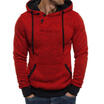 Mens Long Sleeve Slim Fit Hooded Sweatshirt Coat Jacket Outwear Sweater ZM