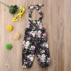 Newborn Kids Baby Girl Flower Halter Romper Jumpsuit Playsuit Outfits Clothes UK