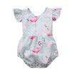 Cute Newborn Baby Girl Romper Flamingo Bodysuit Sunsuit Summer Clothes Outfits