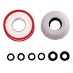 DEZHONG 7018 basin under the water pipe deodorant seal with raw materials with 4 points 6 minutes sealed rubber washer bathroom accessories set hose hose