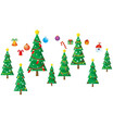 Christmas Decorations Glass Window Stickers DIY Wallpaper PVC Removable Self-adhesive Decorative Wall Stickers Shop Home Decals