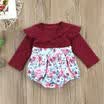 Infant Toddler Baby Girls Tulle Romper Jumpsuit Bodysuit Sunsuit Outfits Clothes