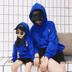 US Family Match Cotton Clothes Mother And Daughter Print Hoodie Sweatshirt S-XXL