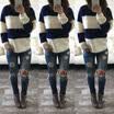 AU Stock Womens Long Sleeve Pullover Jumper Loose Sweater Blouse Top Sweatshirt