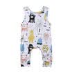 Newborn Baby Boys Girls Cartoon Romper Jumpsuit Playsuit Outfits Clothes Summer