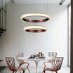 Baycheer HL487585 Color-Changing Linear LED Pendant Light 126W Tiered Innertube LED Chandelier