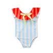 Kids Baby Girl Striped Bikini Suit Costume Swimmable Swimwear Swimsuit Beachwear