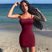 Women Casual Long Sleeve Bandage Bodycon Evening Party Cocktail Short Mini Dress