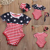 Cute Newborn Baby Infant Boy Girl Romper Jumpsuit Bodysuit Outfits Clothes Tops