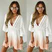 Womens Party Cocktail Mini Dress Ladies Summer Short Sleeve Skater Dresses 6-14