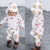 Boutique Newborn Kids Baby Girls Hooded Tops Pants Outfits Sets Clothes AU Stock