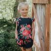 Outfits Mother&Daughter Solid Romper Dresses Matching Women Girls Family Clothes