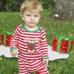 Newborn Baby Boy Girl Romper Xmas Bodysuit Sleepsuit Sleepwear Pajamas Nightwear