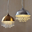 Baycheer HL478991 Contemporary Style Old Satin Brass Pendant with Metal Dome Shade