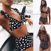 Womens Sporty Tankini Push-up Swimsuit Bathing Suit Swimwear Beachwear Bathers