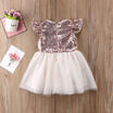 Toddler Baby Kids Girls Party Princess Dress Sequin TuTu Dress Sundress US1