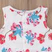 US Fashion Toddler Baby Girl Off Shoulder Clothes Romper Bodysuit Sunsuit Outfit