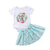 Newborn Infant Babys Girls Clothes Romper Jumpsuit Bodysuit Skirt Outfits Sets