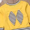 2Pcs Newborn Baby Girl Boy Clothes Romper Striped Leggings Pants Outfits Set