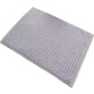 Sanli cotton thick terry absorbent towel bathroom non-slip mats 50 × 72cm gray