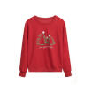 Family Fashion Parent-Child Christmas Hooded Pullover Cute Warm Long Sleeve Tops