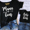 Couple T-shirt Toddler Baby Kids Girls Matching Shirt Family Clothes Tops Blouse