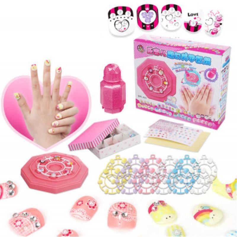 Children Girl Nail Stickers Manicure Makeup Decorative Nail Stickers DIY Set New
