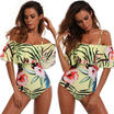 Women Push-up Padded Bra Bandage Bikini Set Swimsuit Triangle Swimwear Bathing