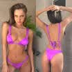 Women Swimwear Bikini Set Swimsuit Beachwear Push Up Padded Bra Bathing Suit XN
