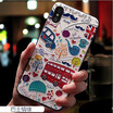 Phone cases For iphone 5S covers Silicone Soft TPU 3D Emboss Patterned Fitted cases